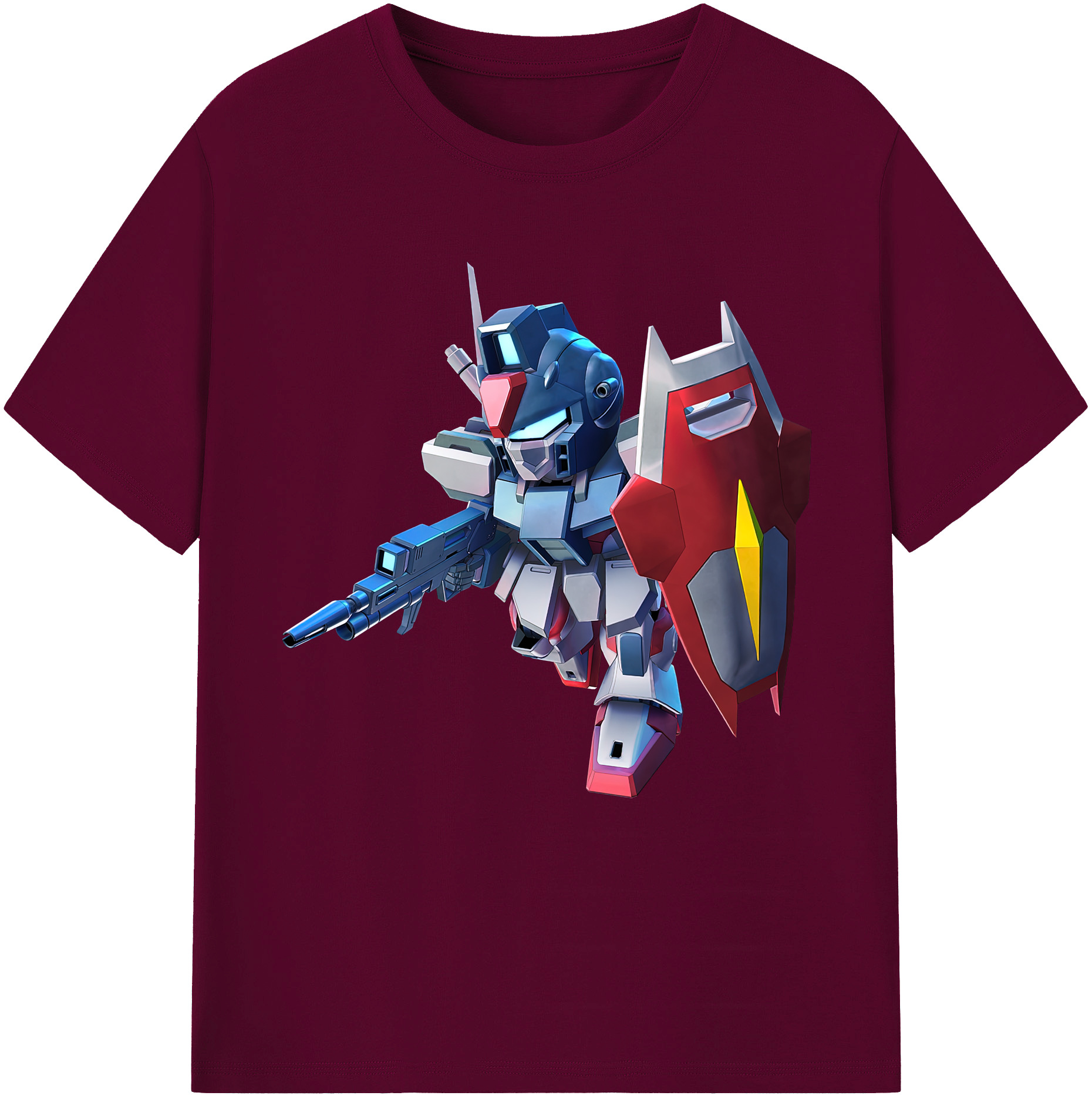 （画像用） 機動戦士ガンダム Mobile Suit Gundam レディースカジュアルプリントTシャツ（綿100％）